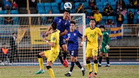 台灣男足以0：1不敵馬來西亞男足。（圖／足球協會提供）