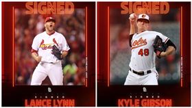 ▲紅雀連2天簽下林恩（Lance Lynn）和吉布森（Kyle Gibson）。（圖／翻攝自紅雀推特）