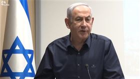 以色列總理尼坦雅胡辦公室發表聲明，指出50名婦女和兒童將在4天期間獲釋，這段時間將暫停交火。（圖／翻攝自尼坦雅胡社群平台X）