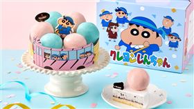 COLD STONE聯動超人氣蠟筆小新推出新品冰淇淋蛋糕「蠟筆小新上學趣」。（圖／品牌業者提供）