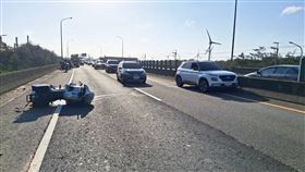 桃園,台61,西濱,巨石,車禍