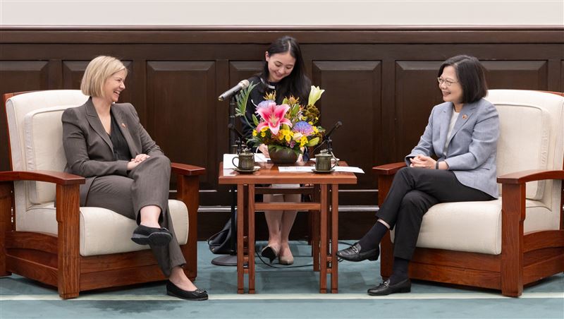 挪威自由黨主席梅比　提議在台設立代表處