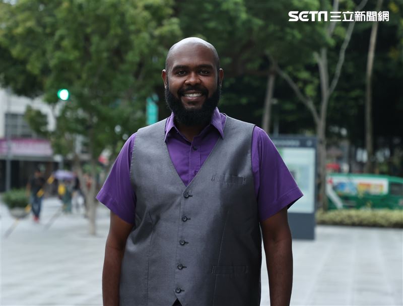 杜力三立新聞網專訪。（圖/記者邱榮吉攝影）