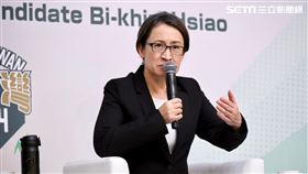 民進黨副總統參選人蕭美琴舉辦國際記者會（圖／記者鄭孟晃攝影）