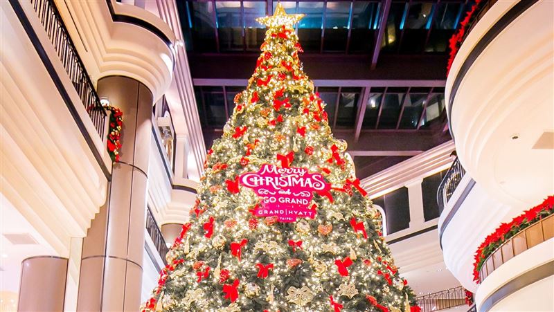 大家都快去君悅！十米高聖誕樹今晚起亮燈