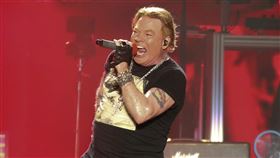 「槍與玫瑰」主唱埃克索爾羅斯被控在1989年性侵一名女性。（圖／美聯社／達志影像）