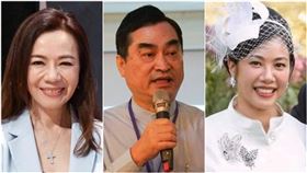 柯文哲副手會是誰？傳出可能是鄒開蓮、鄧家基、吳欣盈（左起）。（組合圖／翻攝自臉書、資料照）