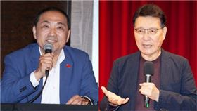 中廣董事長趙少康、侯友宜。（圖／趙少康自媒體辦公室提供、記者邱榮吉攝影）