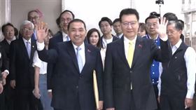 ▲侯友宜趙少康中選會登記朱立倫繳1500萬保證金