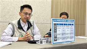 羅一鈞宣布國內「退伍軍人症」增4例，皆為新生兒。（圖／記者簡浩正攝影）