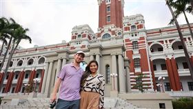 文化總會舉辦的「2023來去總統府住一晚」本週邀請到來自美國、YouTube擁有近396萬訂閱的Drew Binsky（圖／文總提供）