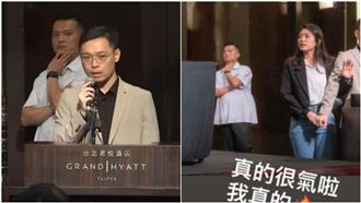 黃士修控手伸進來　美女發言人回嗆：噁心