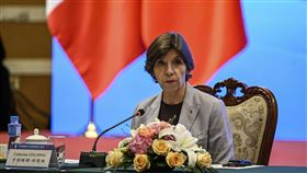 法國外交部長柯隆納（Catherine Colonna）。美聯社