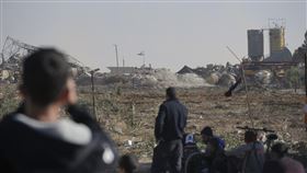 以色列,哈瑪斯,加薩。美聯社