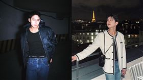 ▲男團SEVENTEEN成員Joshua（洪知秀）和金珉奎。（圖／翻攝自X，IG）