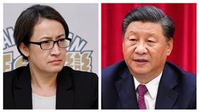 蕭美琴、習近平（組合圖）