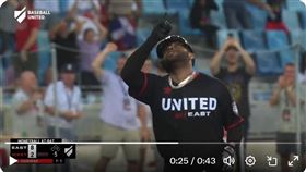 ▲「功夫熊貓」山多瓦（Pablo Sandoval）在杜拜職棒明星賽炸裂6分砲。（圖／翻攝自Talkin’Baseball推特）