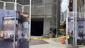 錦新大樓再傳墜樓。（圖／翻攝畫面）