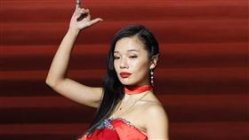 鄭青羽走金馬紅毯（圖／記者楊澍、鄭孟晃攝）