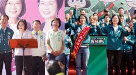 ▲蔡英文彰化輔選陳素月吳音寧（組合圖）