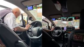 原PO表示，孩子搭計程車參加比賽，沒想到車在高架上沒油。（圖／翻攝自爆料公社二社）