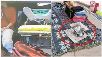 單親媽帶雙胞胎露營1死2傷　搶救畫面曝