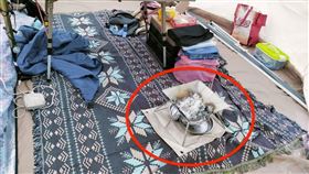 焚火台,尖石,帳篷,取暖,一氧化碳（圖／翻攝畫面）