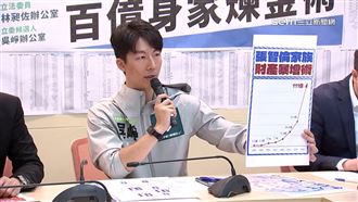 吳崢揭張慶忠家資產　從政30年財產增50倍