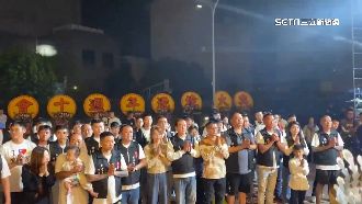 宮廟集會掛上「統促黨」警到場取締爆口角