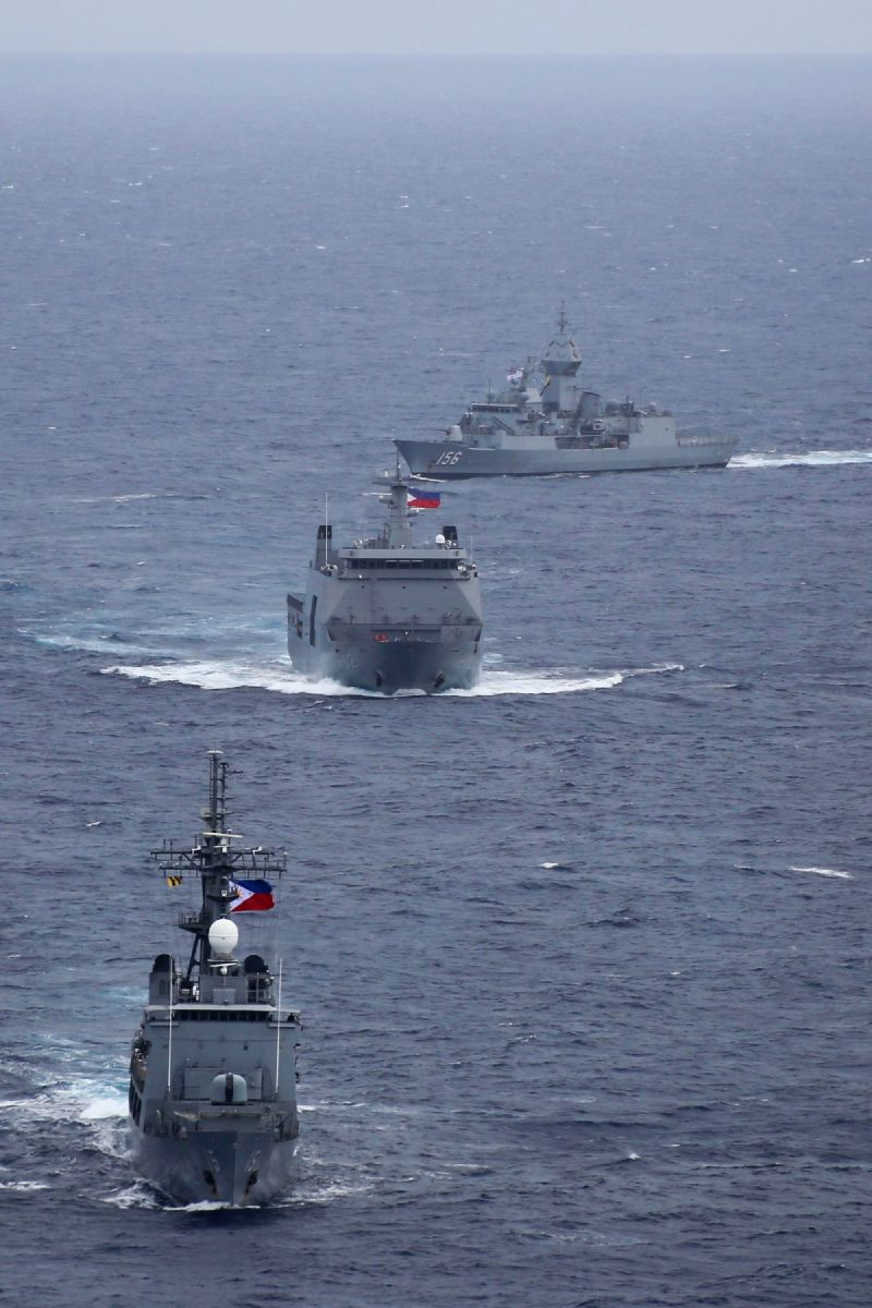 澳洲皇家海軍參加環太平洋軍演，強調對印太區域安全的積極參與。（澳洲國防部提供)