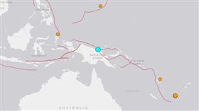 巴布亞紐幾內亞外海規模6.5地震　無海嘯威脅（圖／翻攝自USGS）