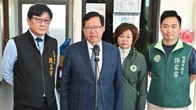 行政院副院長鄭文燦今(28)日出席「國道3號增設桃園八德交流道工程辦理情形暨說明會」。（圖／行政院提供)