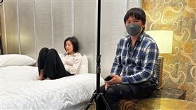 米可白在臉書發布貼文，表示拍床戲過後眩暈症發作。（圖／翻攝自米可白臉書）