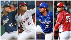 ▲王躍霖擴編選秀轉戰台鋼，這是他中職生涯第5件球衣。（圖／記者劉彥池攝影、資料圖、富邦悍將球團提供）