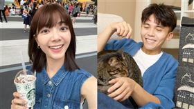 黃豪平（左）與周宇柔（右）秘戀2年。（圖／翻攝自黃豪平、周宇柔臉書）