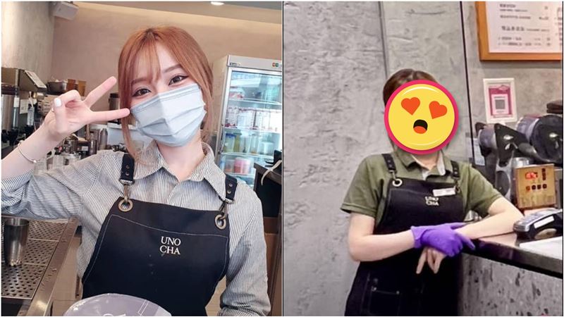手搖正妹店員爆紅　正面美照曝光引暴動
