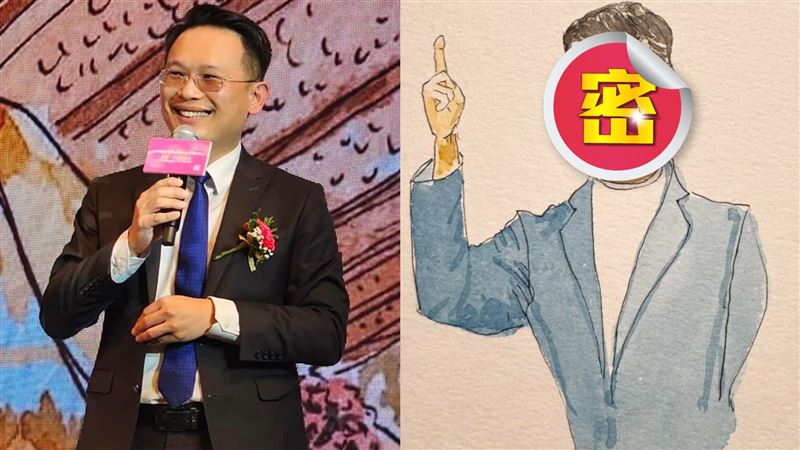 他致敬看板手繪趙少康！葉元之：這柯美蘭