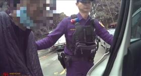 內湖朱姓男子持水果刀刺殺譚姓阿姨。（圖／翻攝畫面）