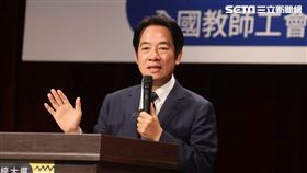 ▲賴清德出席2024總統候選人「工」辦政見發表會。（圖／記者邱榮吉攝影）