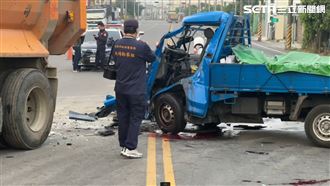 高雄貨車清晨攔腰撞違規砂石車！駕駛不治