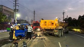 車禍,燕巢,安北路,砂石車,小貨車