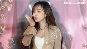 安吉出席聖誕活動。（圖／記者鄭尹翔攝影）