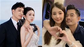 潘瑋柏、宣雲、郭富城、方媛。（圖／翻攝自小紅書、微博）