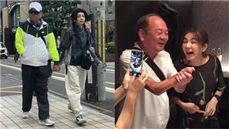 Ella與父遊日「十指緊扣」！背後藏洋蔥