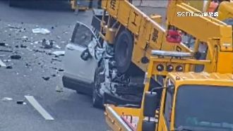 國1北上「緩撞車浩劫」　一日兩撞畫面曝