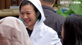 ▲吳欣盈景美早市與民眾互動