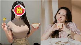 172公分長腿正妹登表特版！「不科學身材」掀暴動　網驚：高配版滴妹。（圖／翻攝自滴妹、張媛IG）