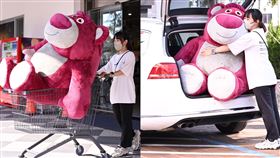 全台限定的「超巨大熊抱哥玩偶」，限量150隻。（圖／品牌業者提供）