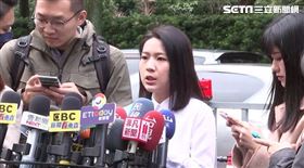 ▲侯友宜徐巧芯競選總部成立大會，徐巧芯受訪、壽麵、袋子