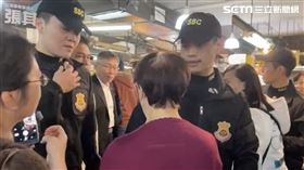 柯文哲木新市場拜票遭嗆聲